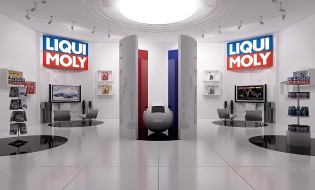 Interior Interior of  LIQUI MOLY company store in Krasnodar