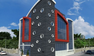 Architecture Supplementary education centre "Alterra" in Krasnodar